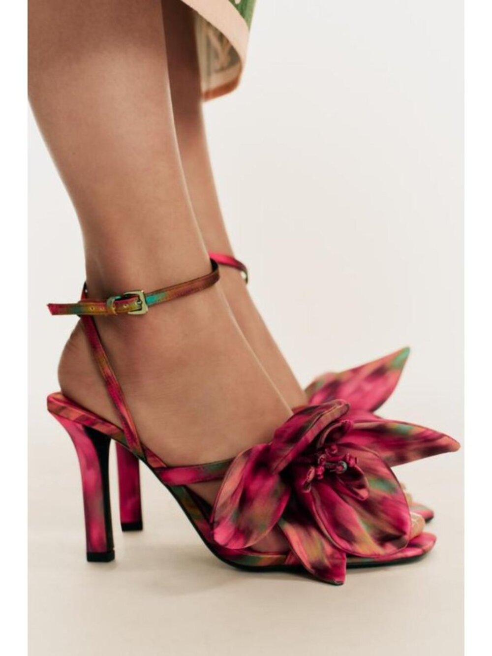 ZARA LIMITED EDITION FLORAL HEELED SANDALS 4304/710/060 - Picture 4 of 9